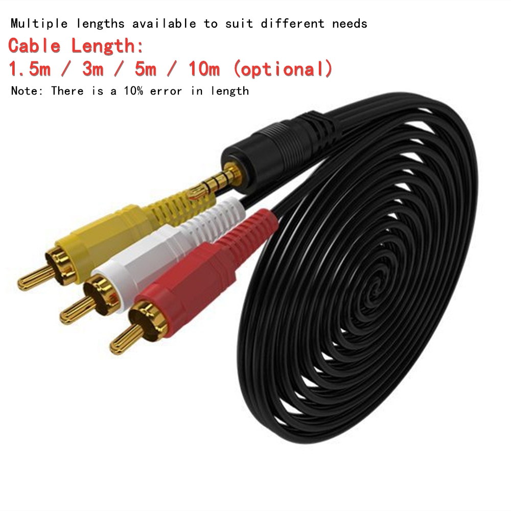 Cable de Audio y vídeo RCA de  - Home Cinema Tv reseña y precio
